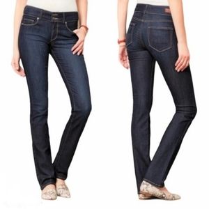 Paige Hidden Hills boot cut jeans 27 4 dark wash slim indigo mid rise